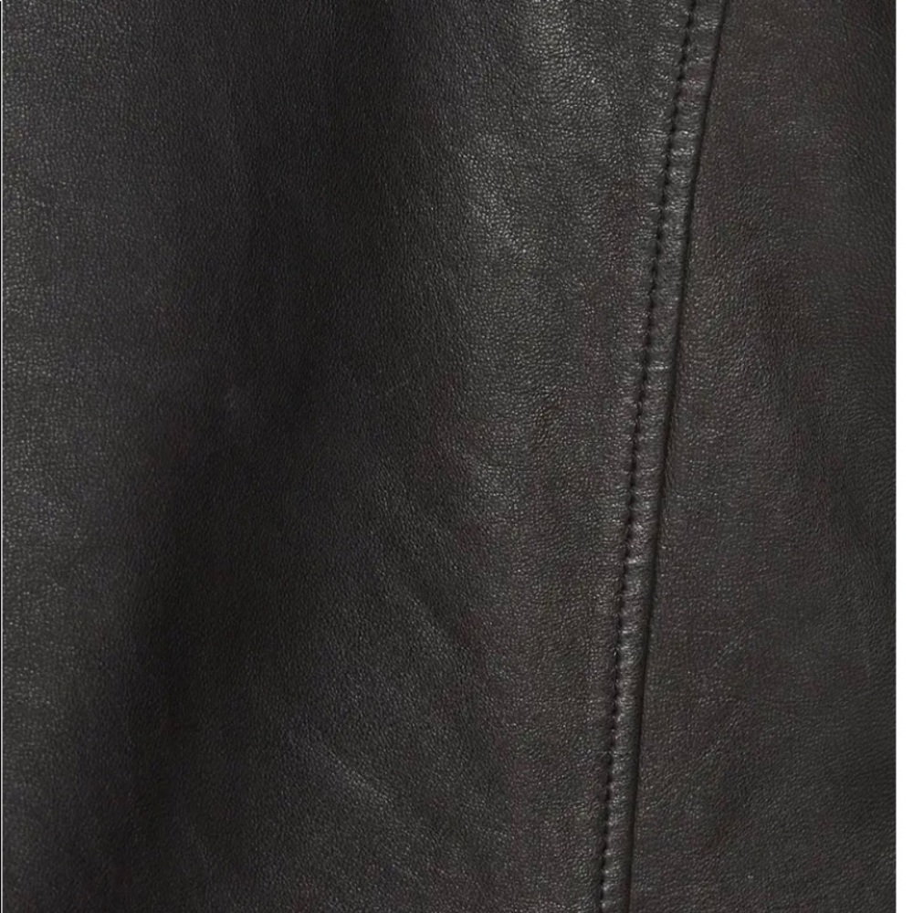 Madewell ‘Metropolis’ Collarless Leather Jacket - Picture 5 of 16
